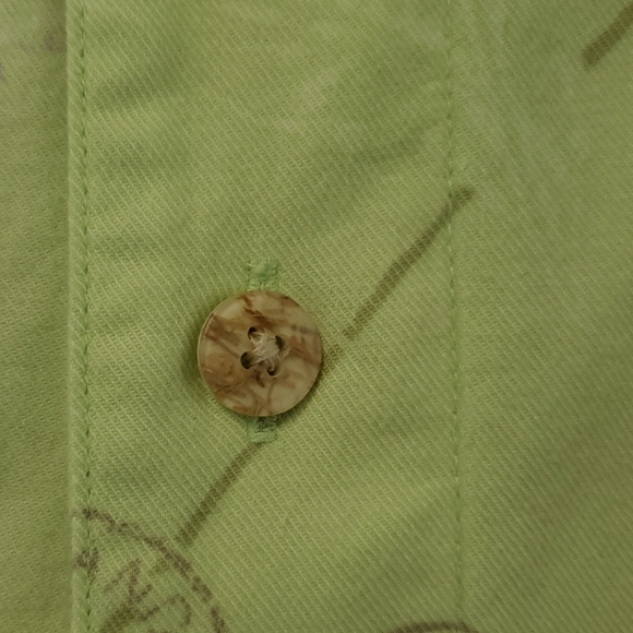Columbia lime green button-up shirt🍈 - Picture 6 of 9